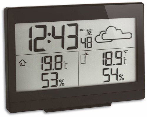 TFA Weerstation draadloos ''Casa'' - Zwart