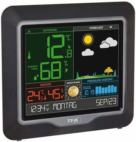 TFA Weerstation draadloos SEASON'' - met gekleurde display''