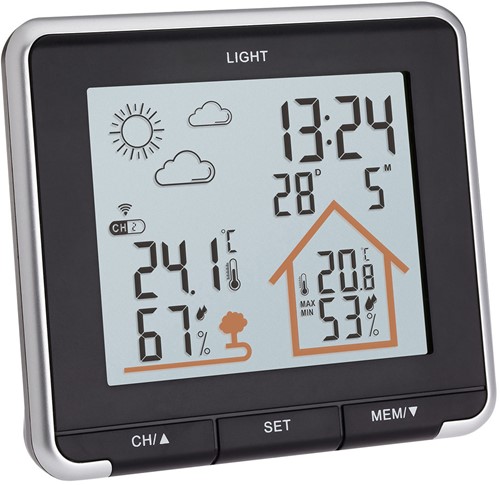 TFA Weerstation draadloos ''LIFE'' - Zwart