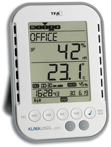 TFA Thermo-Hygrometer Professioneel  KlimaLogg Pro'' - met dataloggerfunctie''