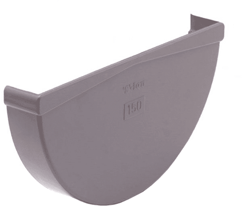 PVC Eindstuk Mastgoot 4" 105 MM