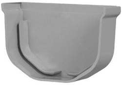 PVC Minigoot Eindstuk Links/Rechts 