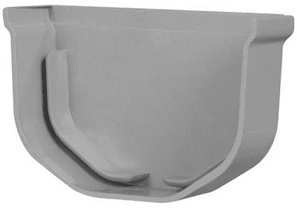 PVC Minigoot Eindstuk Links/Rechts 