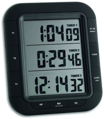 TFA Digitale Drievoudige Timer