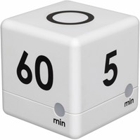 TFA Timer Digitaal Kubus Wit