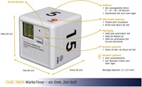 TFA Timer Digitaal Kubus Wit-2