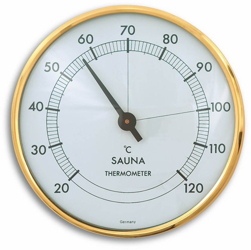 TFA Sauna Thermometer analoog - met metalen ring