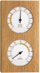 TFA Sauna Thermo-Hygrometer - met geolied eiken frame