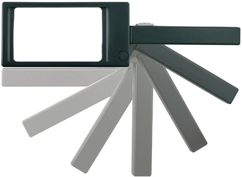 TFA Handloep Loupe - vergroot 2x-6x - met verlichting-2