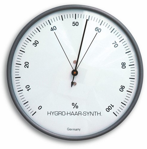 TFA Hygrometer analoog Ø103 mm - Haar-Synthetisch
