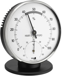 TFA Thermo / Hygrometer analoog Ø102mm - met metalen ring