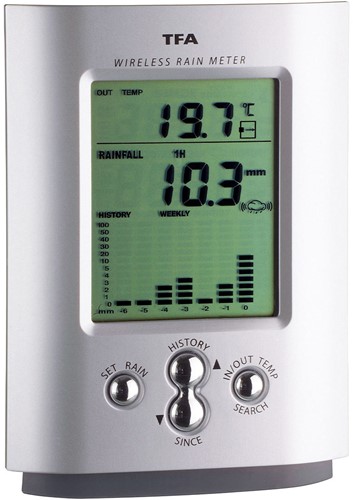 TFA Regenmeter Draadloos Digitaal ''Monsoon''
