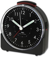 TFA Wekker Analoog Sunrise Zwart