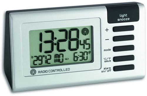 TFA Wekker digitaal met temperatuur - radioklok