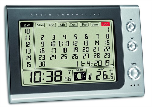 TFA Wekker digitaal met maandkalender