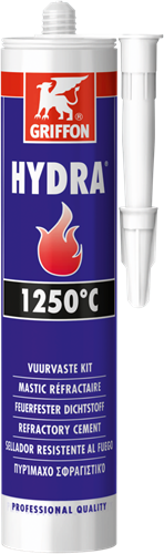Griffon Hydra - Zwart - vuurvaste afdichtingskit - 600 g koker