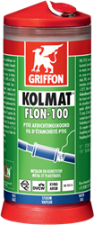 Griffon KOLMAT FLON-100 - PTFE koord voor afdichten metalen en kunststof schroefdraadverbinding - dispenser 175 mtr