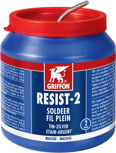 Griffon RESIST-2 - Draadsoldeer Tin/Zilver 97/3 Massief