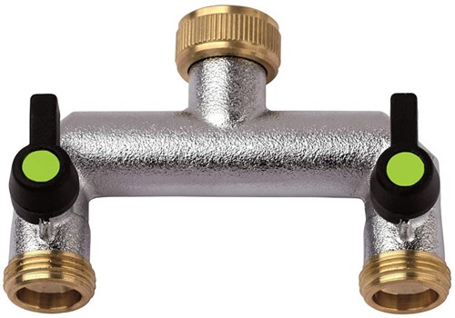 Colortap 2-weg waterkraan 3/4"