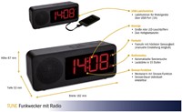 TFA Wekkerradio digitaal TUNE'' - met FM-radio''-2