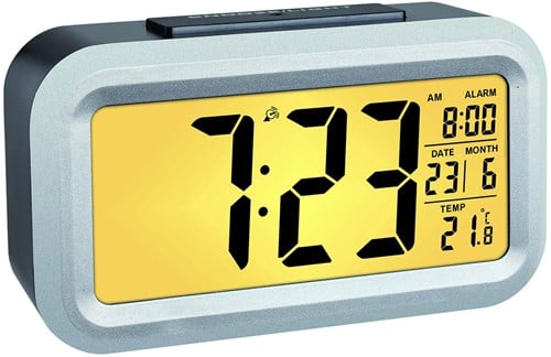 TFA Wekker met temperatuur lumio Plus'' - Zwart''-2