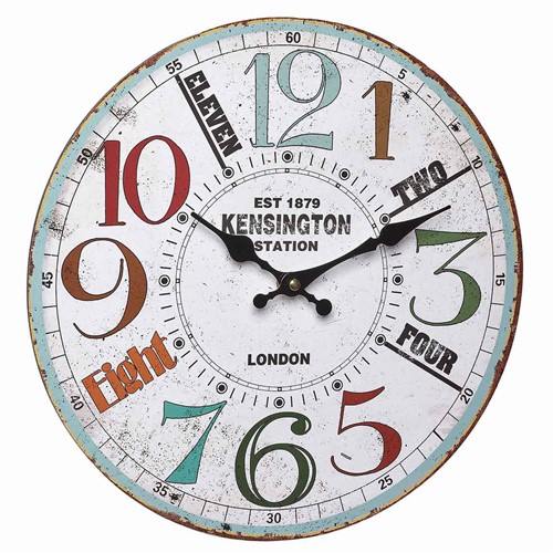 TFA Wandklok Analoog ''Vintage'' Kensington