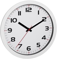TFA Wandklok Analoog Wit
