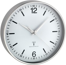 TFA Wandklok Analoog Met Aluminium Frame