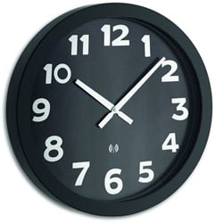 TFA WandKlok XL Analoog Met Metalen Frame