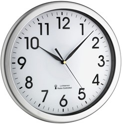 TFA WandKlok Analoog Met Achtergrondverlichting