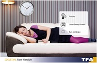 TFA Wandklok Met RVS Frame-2