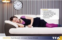 TFA Wandklok Analoog Met RVS Frame-2