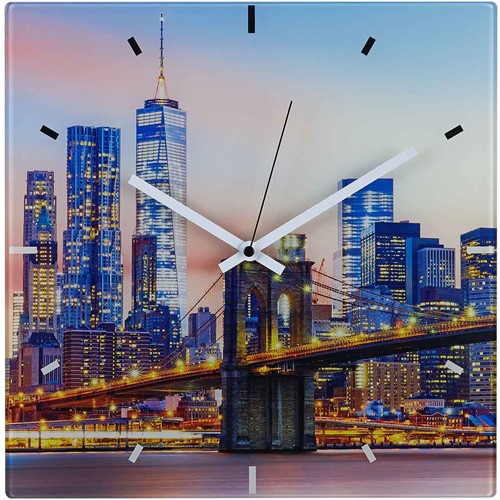 TFA Wandklok Analoog ''New York''