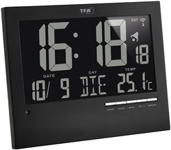 TFA Wandklok Met Automatische Achtergrondverlichting