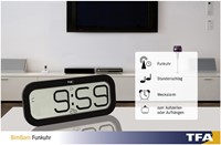TFA Klok Digitaal ''BimBam'' Zwart-2