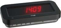TFA Klok met 3D-effect HoloClock Rood