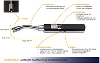 TFA Aansteker Electronische  Accu Li-Ion 26x18x219mm 58 Gram-3
