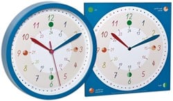 TFA Wandklok Kinderwandklok Met Leerklok Tick & Tack