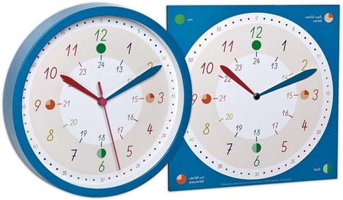 TFA Wandklok Kinderwandklok Met Leerklok Tick & Tack