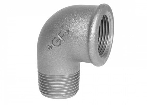 GF knie 90º type 92 binnendraad x buitendraad