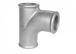 GF T-stuk gebogen type 131 binnendraad