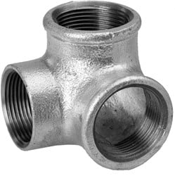 Knie met zijspruit type 221 gegalvaniseerd