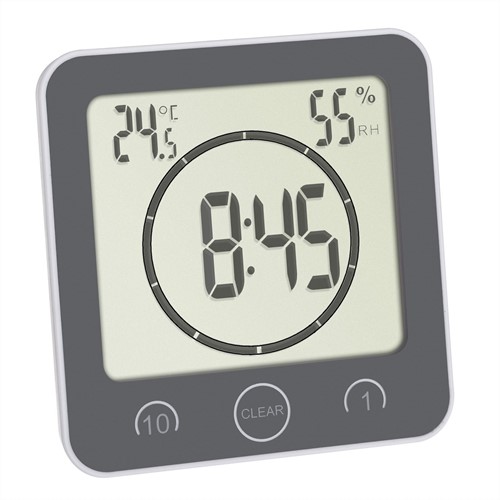 TFA Badkamer / Keukenklok Met Timer
