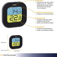 TFA Thermometer draadloos Fun''''-3