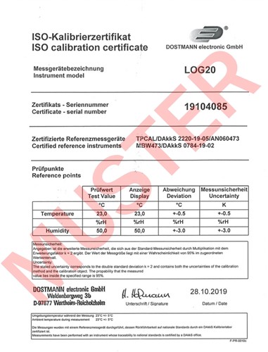 TFA Datalogger voor temperatuur en vochtigheid Log20'' - met ISO-certificaat''-2