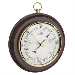 TFA Barometer analoog - walnoot