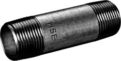 Pijpnippel type 23 zwart