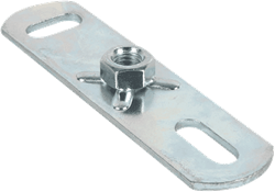 Muurplaat Zwaar 1/2" 