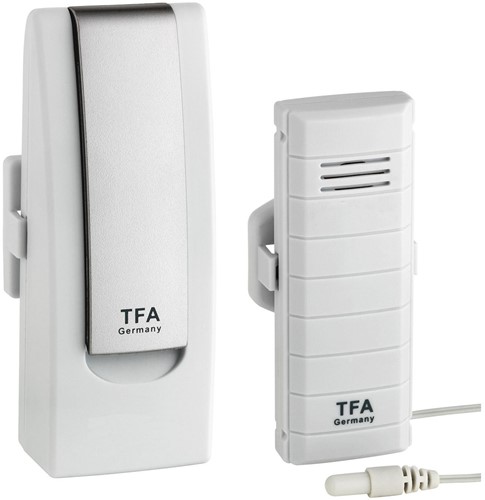 TFA WeatherHub'' Start-Set met temperatuurzender + waterdichte kabelsensor''-3