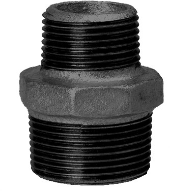 Verloopnippel type 245 zwart